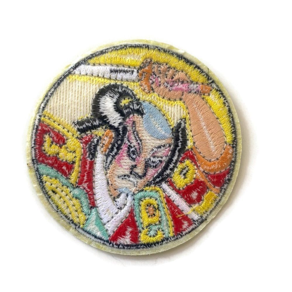 Samurai Embroidered Patch - Picture 4 of 4